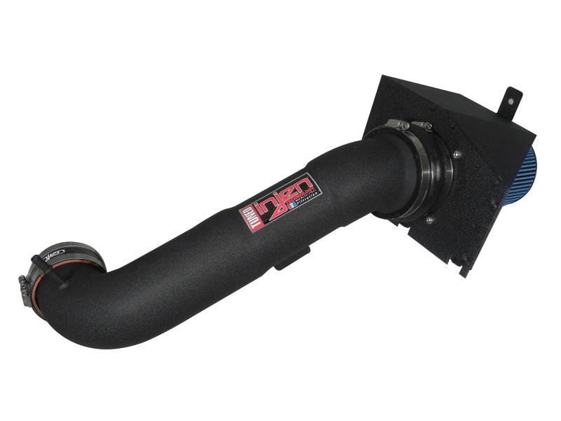 Injen 09-10 Ford F-150 3 valve V8 4.6L Wrinkle Black Power-Flow Air Intake System PF9028WB PF9028WB Photo - Primary