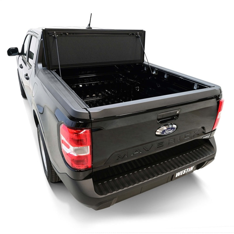 Westin 22-23 Ford Maverick 4WD 4ft. 6in. Bed Hard Tri-Fold Tonneau Cover - Black 19-44795 19-44795 Photo - Mounted