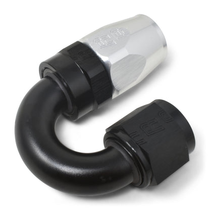 Russell Full Flow Swivel 180° Tight Radius Hose Ends - Black / Silver 613513 Photo - out of package