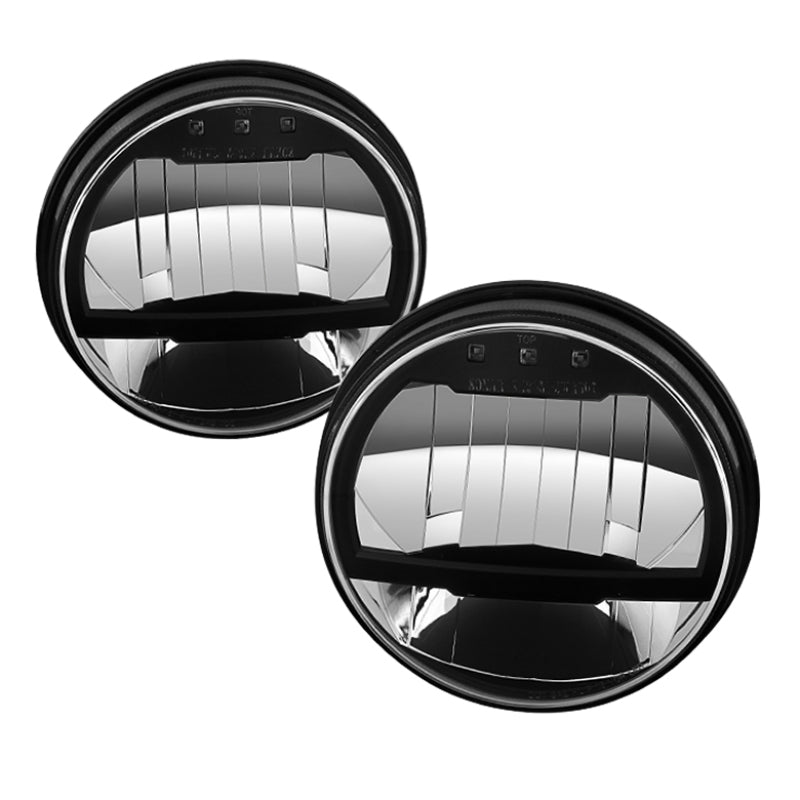 Spyder Jeep Wrangler 07-15 Crystal Headlights Black Clear 5080950 5080950 Photo - Primary