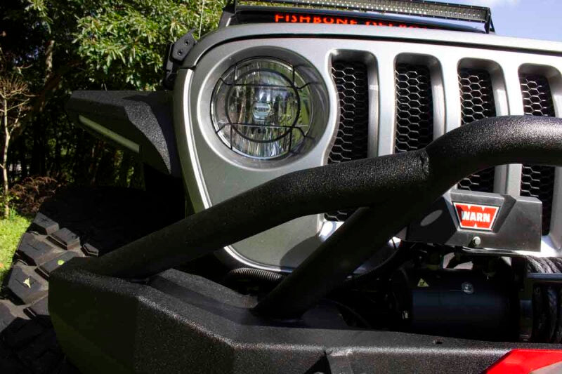 Fishbone Offroad 2018+ Jeep Wrangler JL Mid-Width Winch Front Bumper FB22088 FB22088 Photo - lifestyle view
