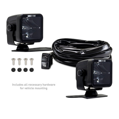 Borne Off-Road 21+ Bronco Light Pods 2pc Ditch 3x3 Spot BNLT-BR-21-DT2S BNLT-BR-21-DT2S Photo - Primary