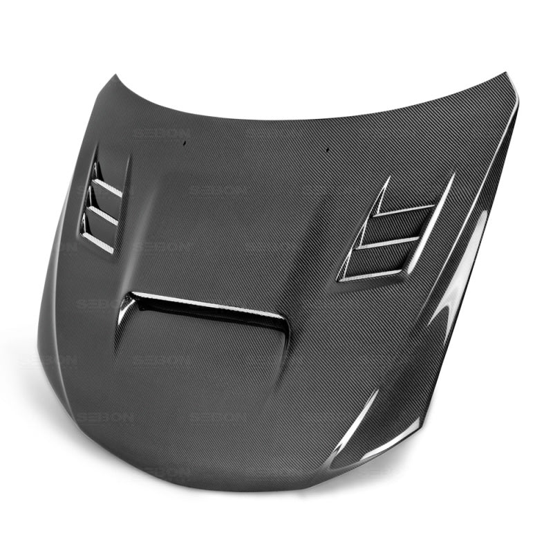 Seibon Carbon Fiber Hood For 2008-2014 Subaru WRX/STi HD0809SBIMP-CW Photo - Primary