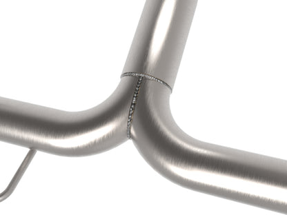 aFe 17-21 Alfa Romeo Giulia L4-2.0L (t) Mach Force-Xp 2in to 2-1/2in 304SS Axle-Back Exhaust 49-36902 49-36902 Photo - Close Up