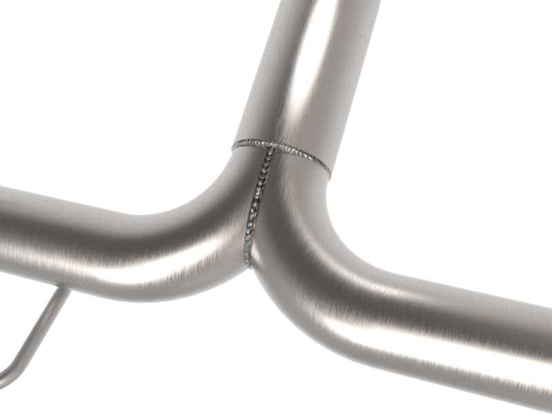 aFe 17-21 Alfa Romeo Giulia L4-2.0L (t) Mach Force-Xp 2in to 2-1/2in 304SS Cat-Back Exhaust 49-36903 49-36903 Photo - Close Up