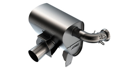 Borla 15-22 Can-Am Maverick X3 900cc Triple Turbo Manifold-Back Exhaust Atak Muffler - Black Coated 12678CB 12678CB Photo - Primary
