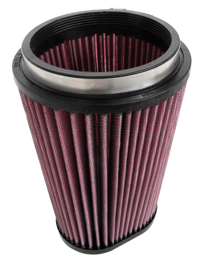 K&N Engineering K&N Universal Round Clamp-On Air Filter 4-1/2in FLG, 5-7/8in B, 3-1/4in X 4-1/2in T, 8in H RU-1021 RU-1021 Photo - lifestyle view