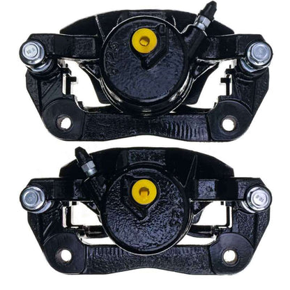 PowerStop Power Stop 02-04 Honda CR-V Front Black Caliper - Pair w/Bracket S2662BLK S2662BLK Photo - out of package