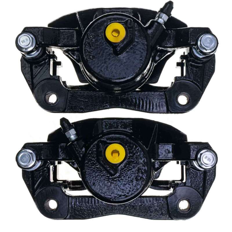 PowerStop Power Stop 02-04 Honda CR-V Front Black Caliper - Pair w/Bracket S2662BLK S2662BLK Photo - out of package