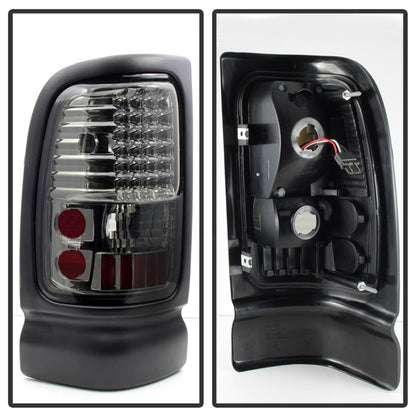 SPYDER Xtune Dodge Ram 1500 94-01 / Ram 2500/3500 94-02 LED Tail Lights Smoke ALT-ON-DRAM94-LED-SM 5012807 5012807 Photo - Unmounted
