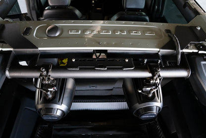 DV8 Offroad 21-22 Ford Bronco 4dr Rear Speaker & Light Mount Bar BRSB-01 BRSB-01 Photo - Mounted