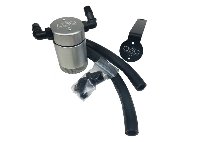 J&L 99-04 Ford Mustang SVT Cobra Passenger Side Oil Separator 3.0 - Clear Anodized 3018P-C 3018P-C Photo - Primary