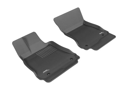 3D MAXpider 2007-2013 Mercedes-Benz S-Class W221 Kagu 1st Row Floormat - Black L1MB00611509 L1MB00611509 Photo - Primary