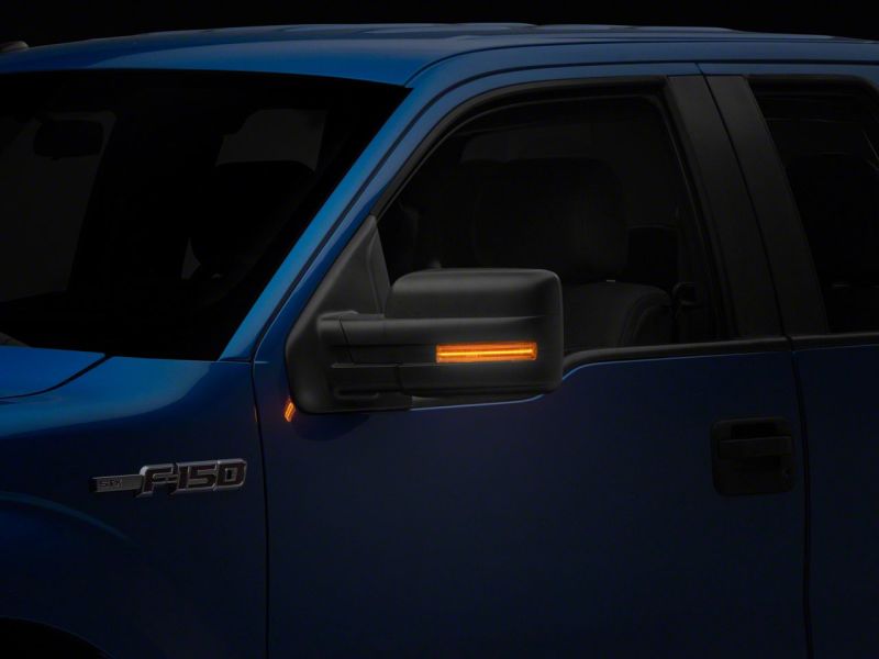 Raxiom 09-14 Ford F-150 Axial Series LED Sequential Mirror Mounted Turn Signals- Smoked T578177 T578177 Photo - Close Up