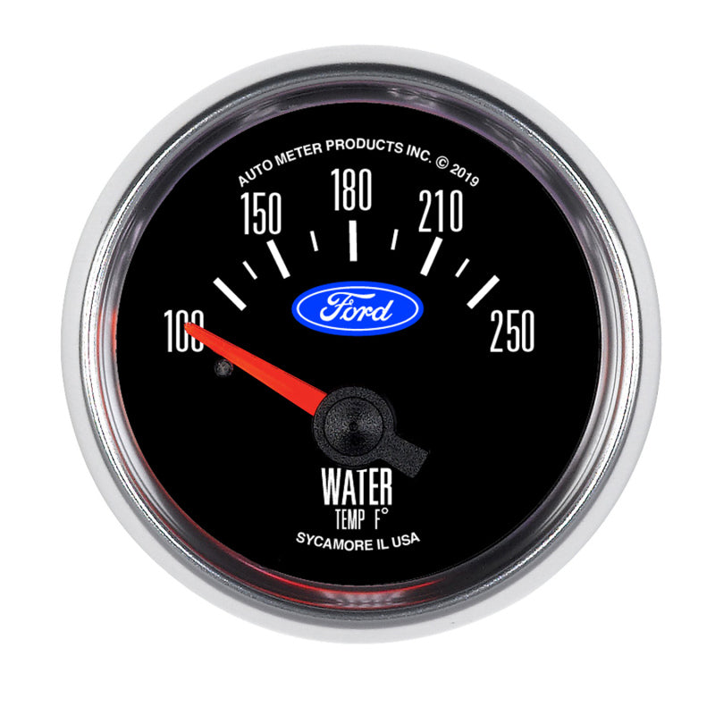 Autometer Ford 2-1/16in. 100F-250F Electric Water Temp Gauge 880822 880822 Photo - Primary