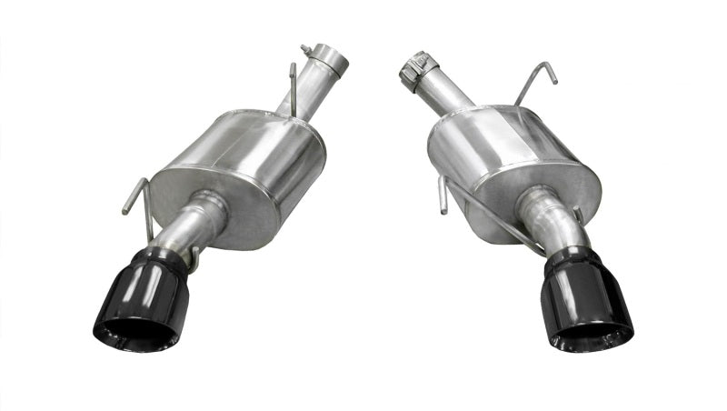 Corsa Performance 05-10 Ford Mustang Shelby GT500 5.4L V8 Black Xtreme Axle-Back Exhaust 14314BLK Photo - Primary