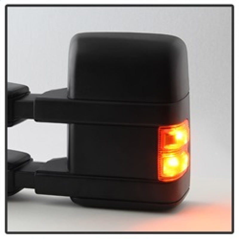 SPYDER Xtune Ford Superduty 08-15 L&R Extendable Power Heated Adjust Mirror Amber MIR-FDSD08S-PW-AM-SET 9935756 9935756 Photo - Unmounted