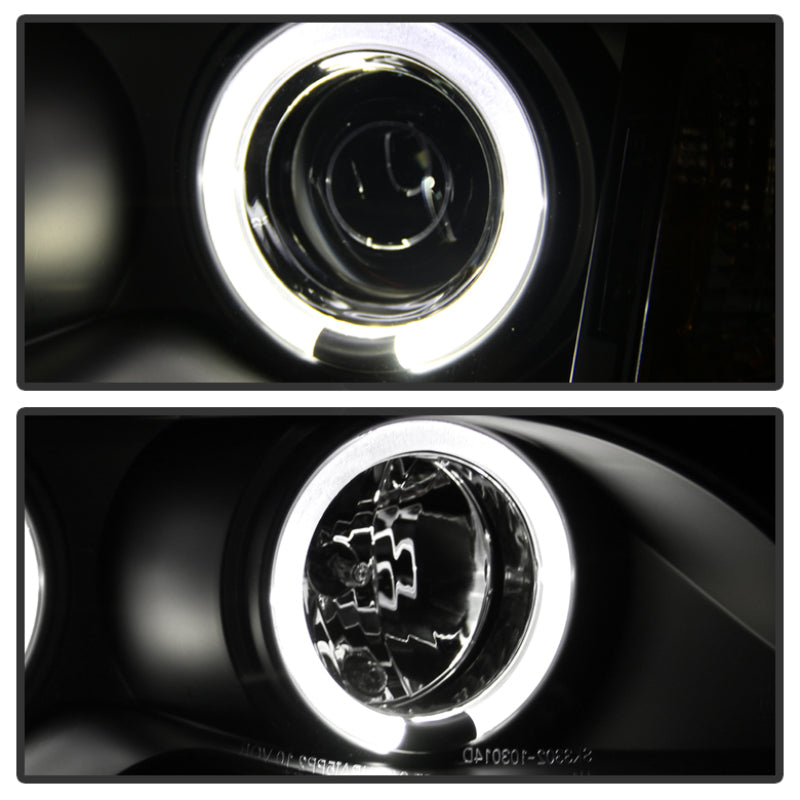 Spyder BMW E46 3-Series 02-05 4DR Projector Headlights 1PC LED Halo Blk PRO-YD-BMWE4602-4D-AM-BK 5042415 5042415 User 1