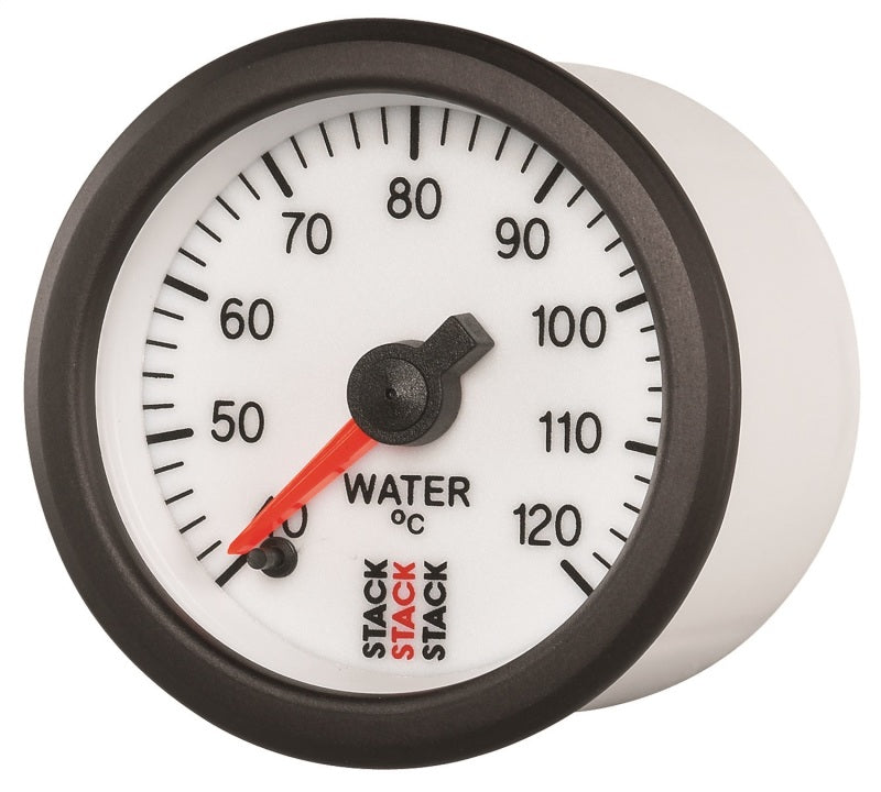 Autometer Stack 52mm 40-120 Deg C 1/8in NPTF Male Pro Stepper Motor Water Temp Gauge - White ST3357 ST3357 User 2