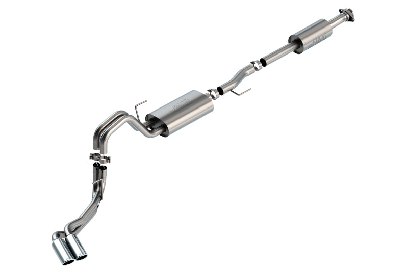 Borla F-150 2021 2.7L/3.5L 4dr CC SB EC STB Lari/King R/Plnum/LTD 3/2.25 DSE CB Touring CHR Tips 140870 140870 Photo - Primary