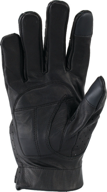 Kuryakyn Leather By River Road Tucson Leather Perforated Gloves Black - Small 094472 094472 User 1