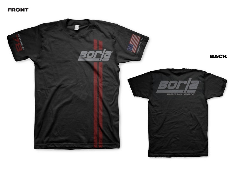 Borla Mens Since 78 Stripe T-Shirt - Small 21541 21541 Photo - Primary