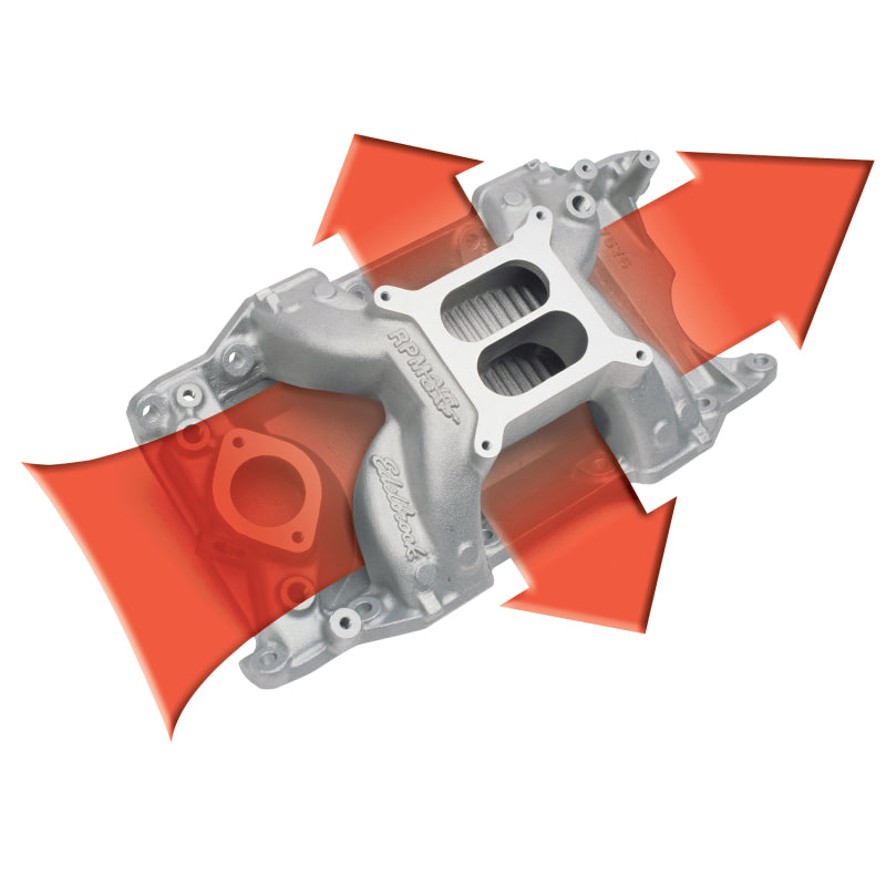 Edelbrock 340-360 Chry. RPM Air-Gap Manifold 7576 Photo - out of package