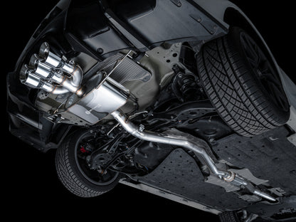 AWE Tuning 2024 Acura Integra Type S DE5 FWD Touring Edition Exhaust w/ Triple Chrome Silver Tips 3015-52335 3015-52335 Photo - Mounted