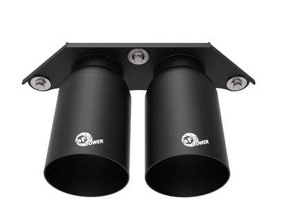 aFe Power Mach Force Xp 4in 304 SS Bolt-On Exhaust Tips Satin Black 14-19 Porsche 911 GT3 3.8L/4.0L 49C36435-B 49C36435-B Photo - Unmounted