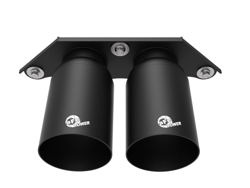 aFe Power Mach Force Xp 4in 304 SS Bolt-On Exhaust Tips Satin Black 14-19 Porsche 911 GT3 3.8L/4.0L 49C36435-B 49C36435-B Photo - Unmounted