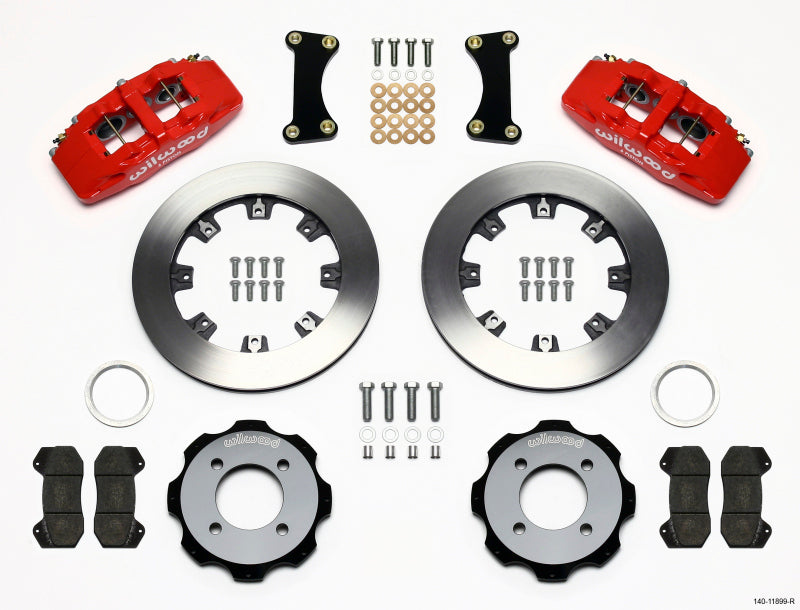 Wilwood DP6 Front Kit,12.19", Red 2011 Fiesta 140-11899-R Photo - Primary