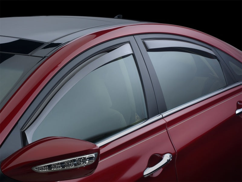 WeatherTech 98-01 Nissan Altima Front and Rear Side Window Deflectors - Light Smoke 72130 72130 Photo - Mounted