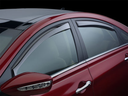 WeatherTech 98-01 Nissan Altima Front and Rear Side Window Deflectors - Light Smoke 72130 72130 Photo - Mounted