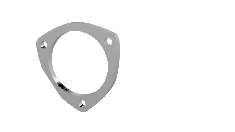 QTP 3.5in Weld-On QTEC 3 Bolt Flange 10350F 10350F Photo - Primary