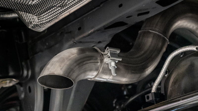 Borla 21-22 Ford Bronco 2.7L 2DR/4DR T-304 Stainless Steel Cat-Back Touring Exhaust - Brushed 140901 140901 Photo - Close Up