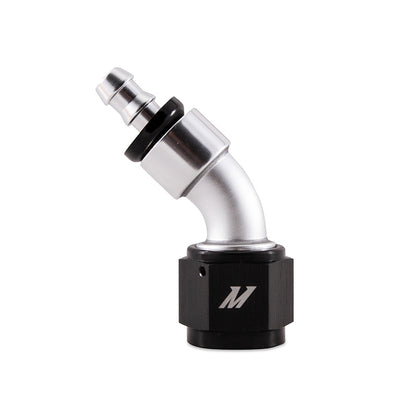 Mishimoto Push-On Swivel End Hose Fitting, 45 Degrees -10AN MMFT-10AN-45 MMFT-10AN-45 Photo - Primary