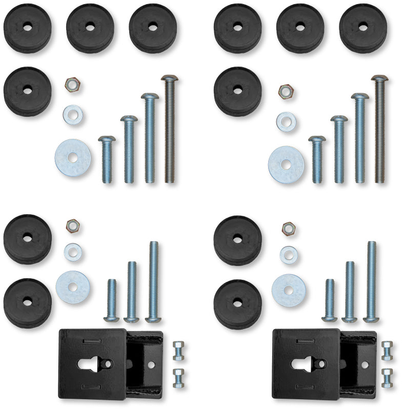 Rock Krawler 07-18 Jeep Wrangler JKU 4DR Front & Rear Bump Stop Kit (2in-4in) RK07123 RK07123 Photo - Primary