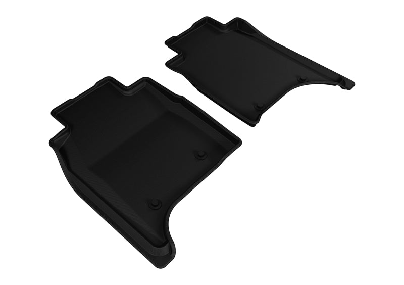 3D MAXpider 2014-2017 Land Rover Range Rover Long Wheelbase Kagu 2nd Row Floormats - Black L1LR01921509 L1LR01921509 Photo - Primary