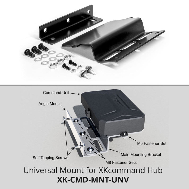 XKGLOW XK Glow XKcommand Hub Mounting Bracket for Universal Fitment XK-CMD-MNT-UNV