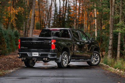 MBRP 19-21 Chevy Silverado 1500 6.2L 2.5in Dual Split Rear Cat Back w/ Quad Carbon Fiber Tips- T304 S50053CF S50053CF Photo - lifestyle view