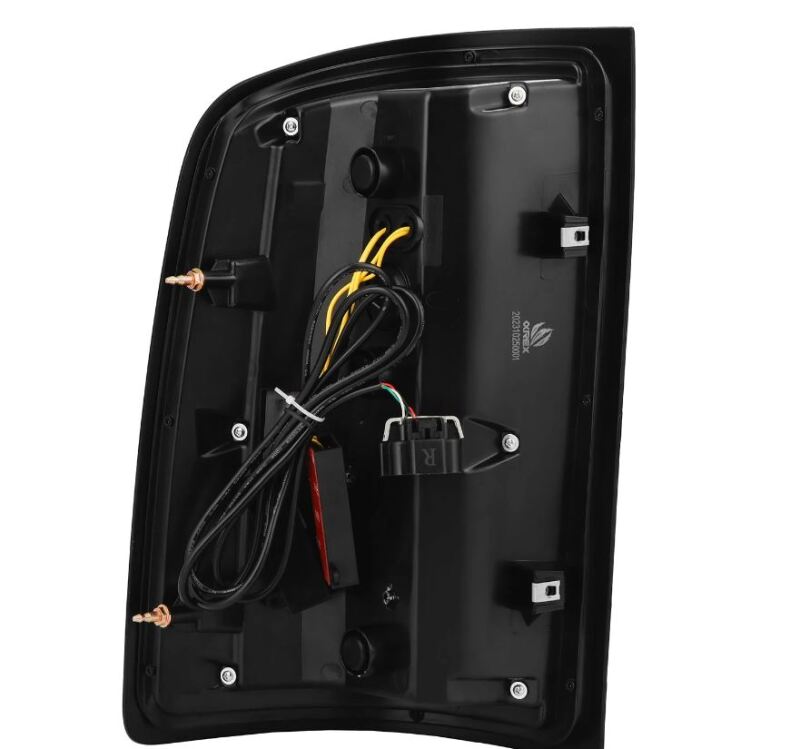 AlphaRex 07-13 GMC Sierra 1500/2500HD/3500HD Luxx Series LED Tail Lights - Alpha Black 630070 630070 User 1