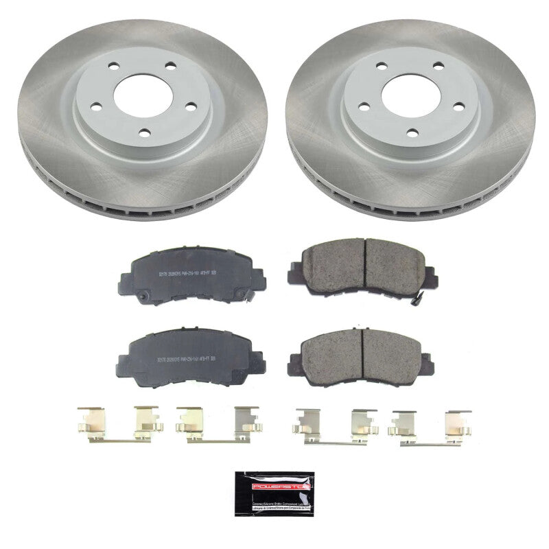 PowerStop Power Stop 18-20 Mitsubishi Eclipse Cross Front Semi-Coated Rotor Kit SC8424 SC8424 Photo - Primary