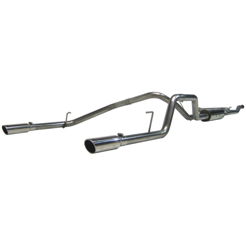 MBRP 2004-2009 Nissan Titan 5.6L EC/CC Cat Back Dual Split Rear S5402409 Photo - Primary