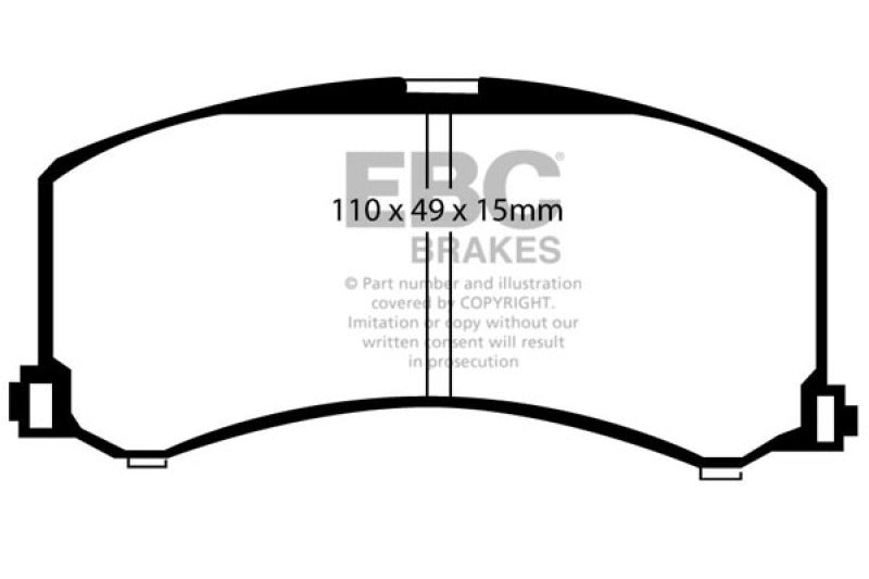 EBC Disc Brake Pad Set DP21041 Photo - Primary