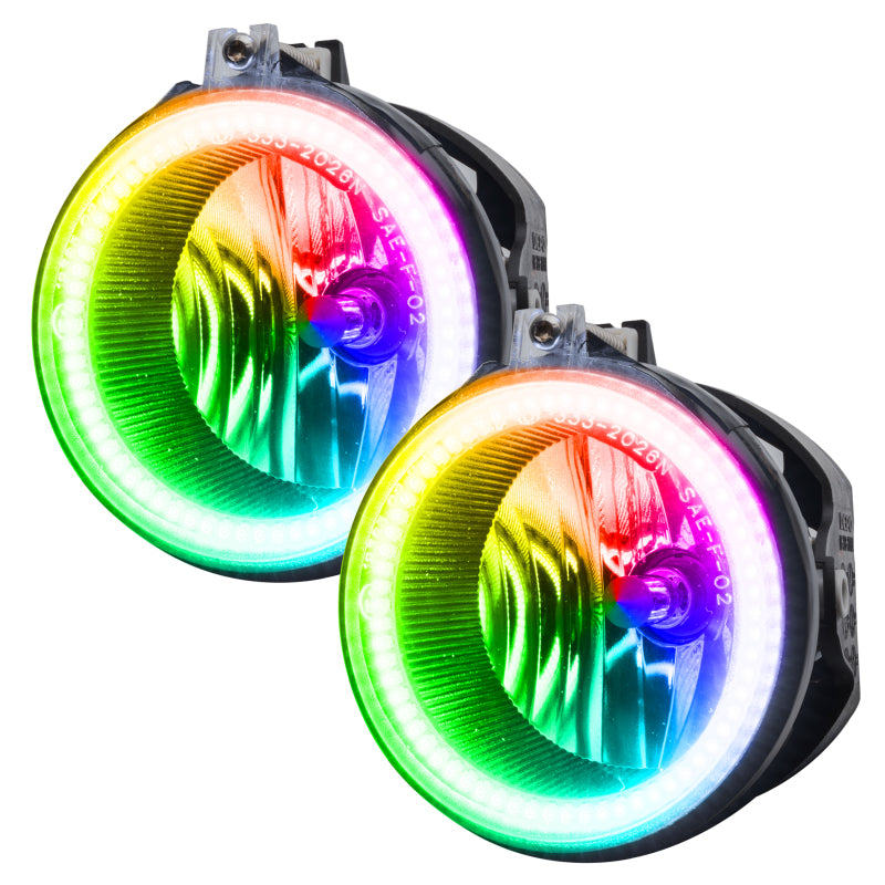 ORACLE Lighting Oracle Dodge Challenger 08-14 LED Waterproof Fog Halo Kit - ColorSHIFT 1253-333 1253-333 Photo - Primary