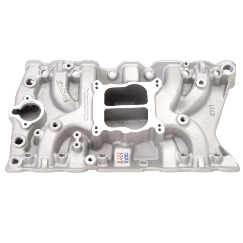 Edelbrock Performer Olds 350 manifold (non-EGR) 2711 Photo - out of package