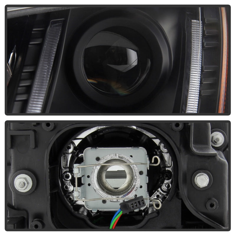 Spyder 08-15 Audi TT (HID Model Only) Projector Headlights - Sequential Signal - Black 5086891 5086891 Photo - Unmounted