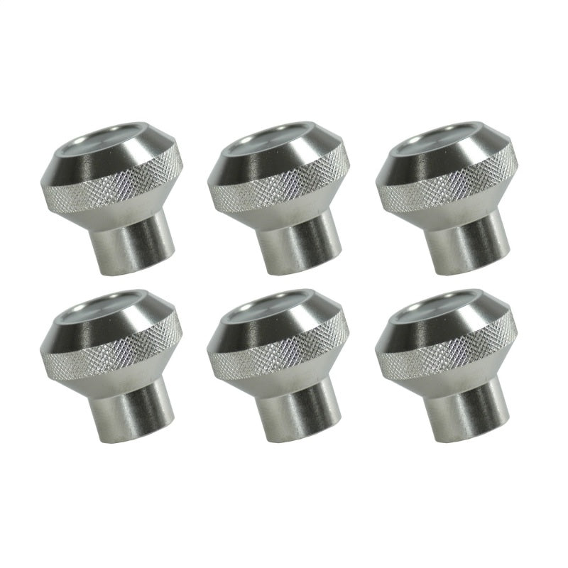 Rugged Ridge Dash Knob Kit,Billet Stainless Steel;76-86 Jeep CJ 11126.01 Photo - Primary