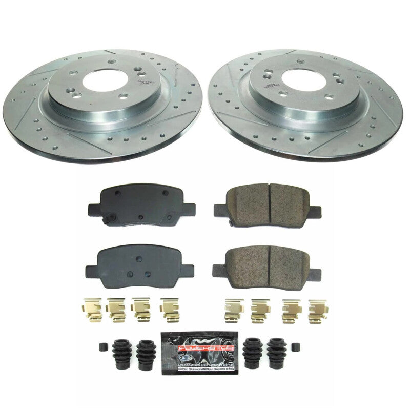 PowerStop Power Stop 21-23 Hyundai Santa Fe Rear Z23 Evolution Brake Kit K8715 K8715 Photo - Primary