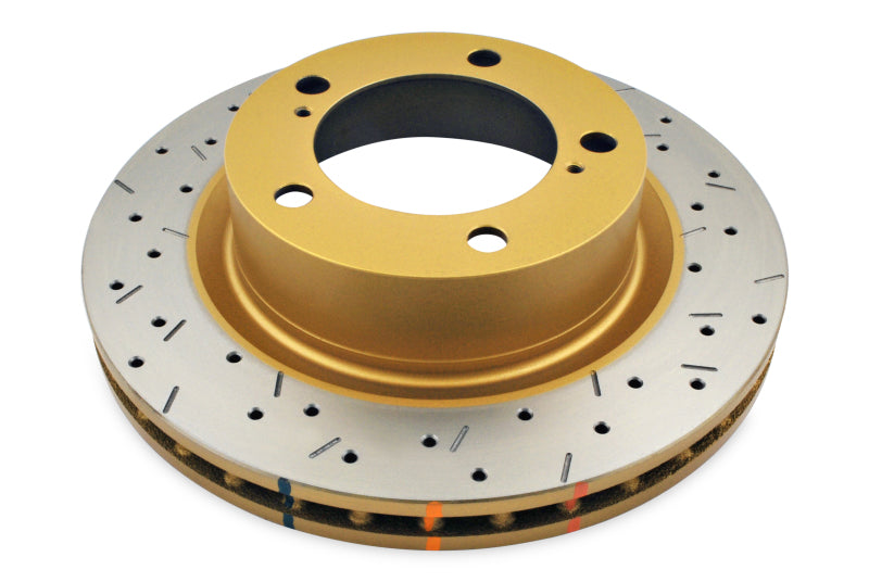 DBA 07+ Toyota Landcruiser 200 Series Front Drilled and Slotted 4000 Series Rotor 42722XS 42722XS Photo - out of package